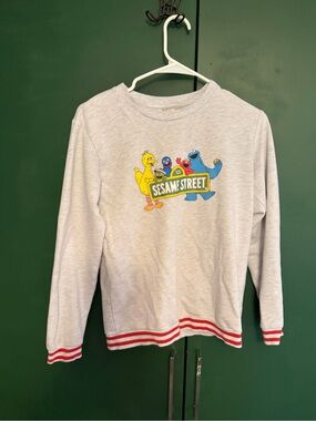 Peter Alexander Sesame Street Breakthrough Gray Elmo Cookie Monster Junior Sz 12